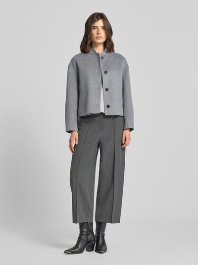 Someday Regular Fit Blazer mit Stehkragen Modell 'Noolia' Hellgrau Melange 1