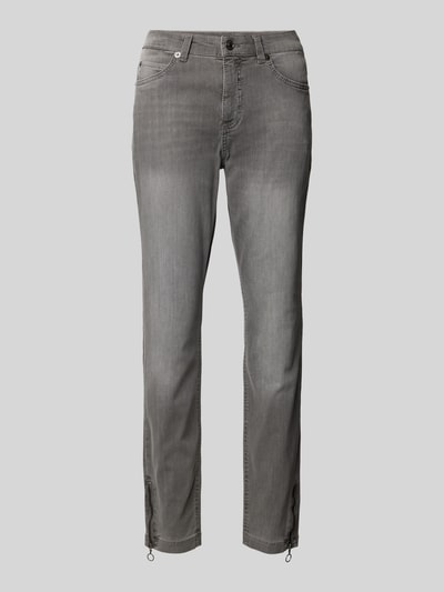 MAC Skinny Fit Jeans im 5-Pocket-Design Mittelgrau 1