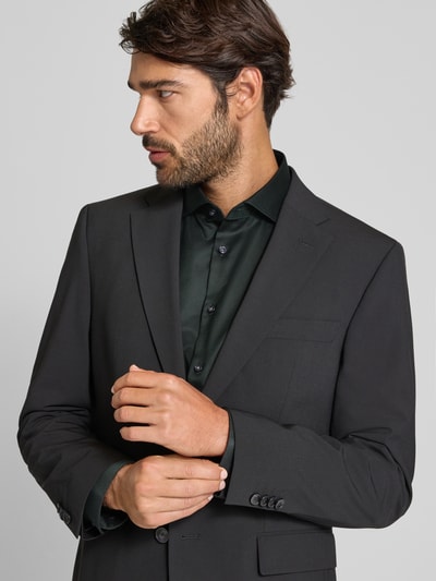 Jake*s Regular fit zakelijk overhemd met knoopsluiting Donkergroen - 3