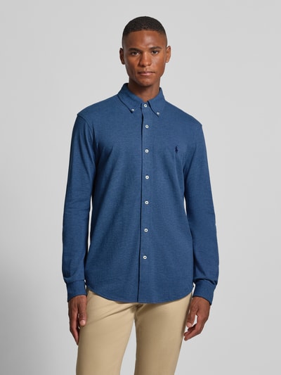 Polo Ralph Lauren Regular Fit Freizeithemd mit Button-Down-Kragen Blau 4