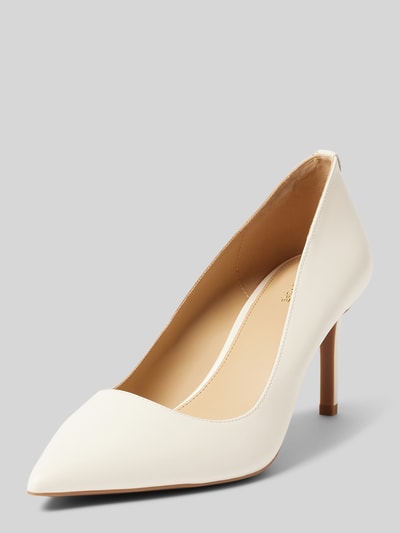 MICHAEL Michael Kors Pumps mit Label-Applikation Modell 'ALINA' Offwhite 1