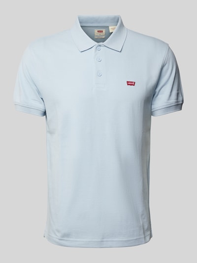 Levi's® Regular Fit Poloshirt mit Label-Patch Hellblau 1