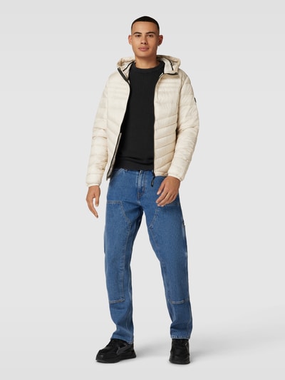 JACK & JONES Steppjacke mit Label-Patch Modell 'HERO' Beige 1