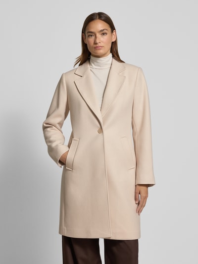 Liu Jo White Płaszcz z połami Écru 4