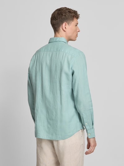 Marc O'Polo Regular Fit Freizeithemd aus reinem Leinen Mint 5