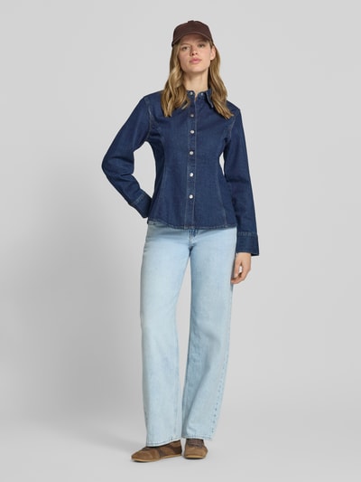 ONLY Wide Leg Jeans aus reiner Baumwolle Modell 'EZRA' Jeansblau 1