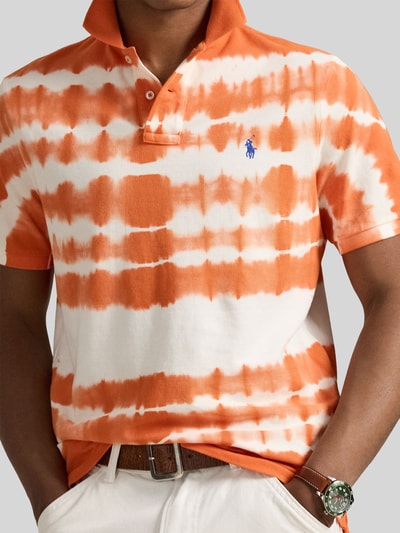 Polo Ralph Lauren Koszulka polo z czystej bawełny o kroju regular fit Pomarańczowy 3