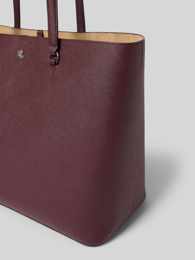 Lauren Ralph Lauren Handbag mit Logo-Applikation Bordeaux 3