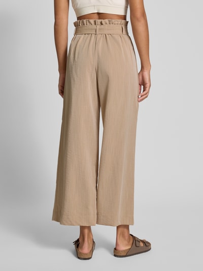 Only Regular Fit Hose mit Paperbag-Taille Modell 'MARSA' Sand 5