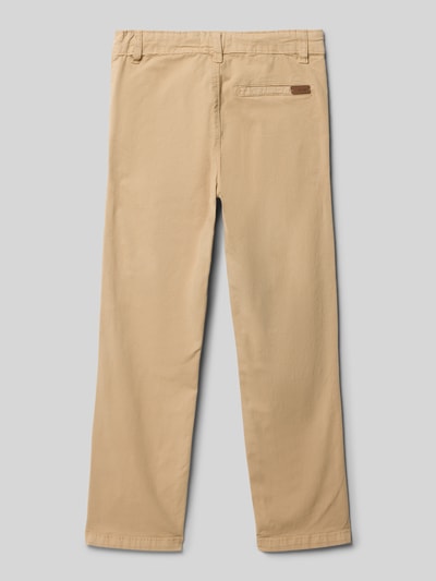 Productfoto, Hose met Gesäßtasche van Blue Seven, mix van katoen en elastaan, regular fit, steekzakken, achterzak, beige kleur