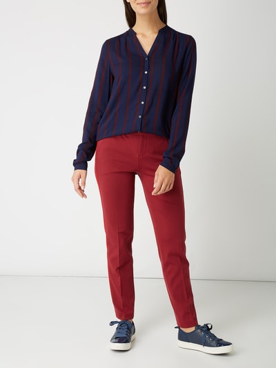 Marc O'Polo Bluse mit Allover-Muster  Marine Melange 1