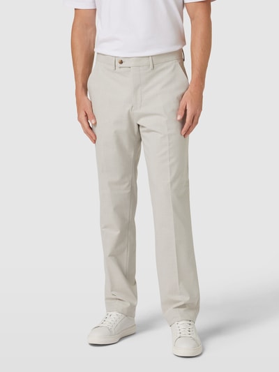 Christian Berg Men Pantalon met ruitmotief Beige - 4