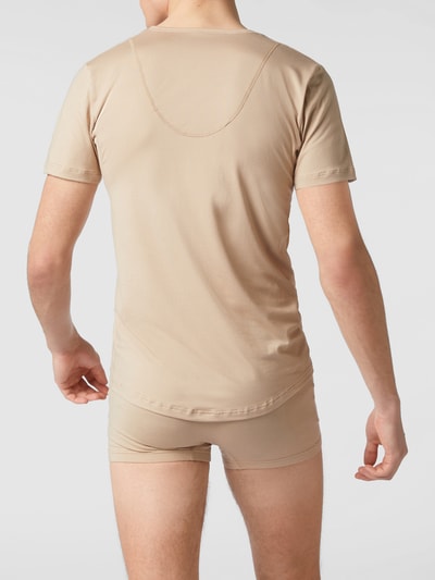 Mey T-shirt met stretch, model 'Het onderhemd' Ecru - 4