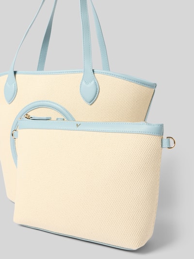 VALENTINO BAGS Shopper mit Logo-Applikation Modell 'COVENT' Bleu 2