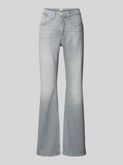 Produktfoto, Flared Jeans mit Eingrifftaschen Modell 'Mary' von Brax, flared cut, niebieski denim, szerokość w rozmiarze 36: 41 cm