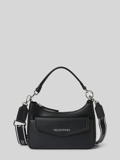 VALENTINO BAGS Handtas met labelapplicatie, model 'HUDSON' Zwart - 1