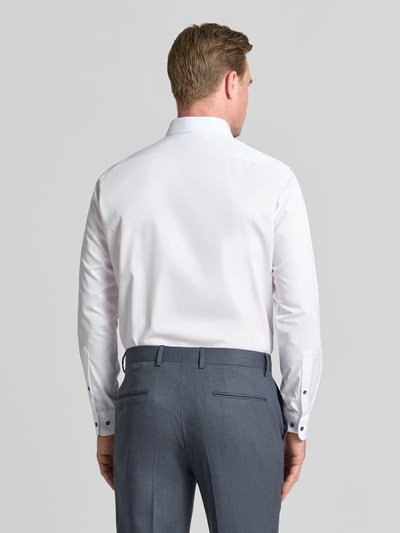 Christian Berg Men Slim Fit Business-Hemd mit Kentkragen Weiss 5
