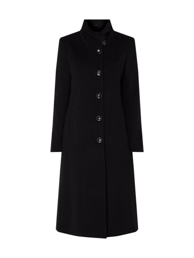 Milo Coats Wollmantel mit Stehkragen Black 2