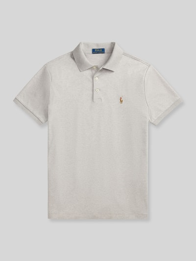 Polo Ralph Lauren regular fit poloshirt van puur katoen Lichtgrijs gemêleerd - 2