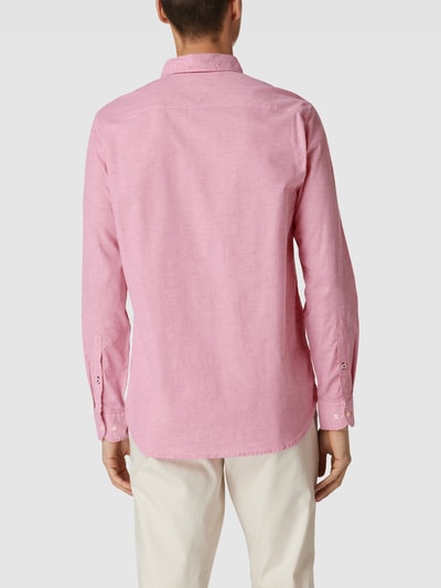 Tommy Hilfiger Vrijetijdsoverhemd met labelstitching Neon rood - 5