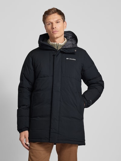 COLUMBIA Regular Fit Daunenjacke mit Label-Print Modell 'ALDERCREST' Black 4