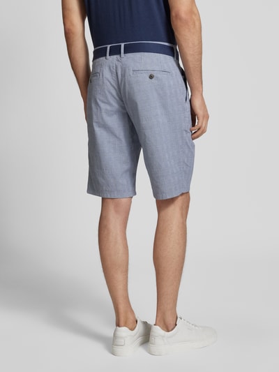 Christian Berg Men Regular Fit Shorts mit Gürtel Marine 5