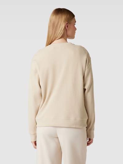 Jake*s Casual Bluza z prążkowanymi wykończeniami Piaskowy 5