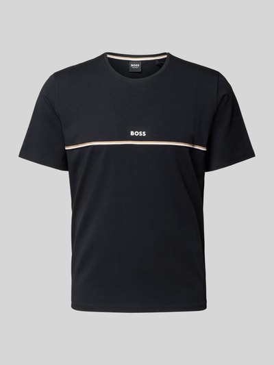 BOSS T-Shirt mit Rundhalsausschnitt Modell 'Unique' Black 2