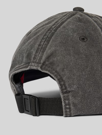 HUGO Basecap mit Label-Stitching Modell 'Mett' Black 3