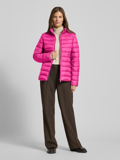 Christian Berg Woman Selection Gewatteerd jack met opstaande kraag Donkerblauw - 1