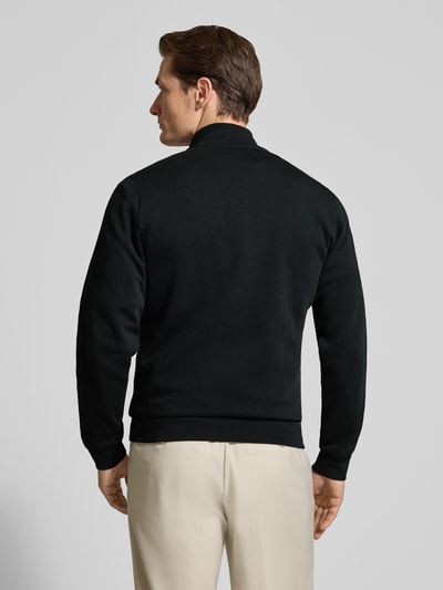 Lacoste Regular Fit Sweatjacke aus Baumwoll-Mix Black 5