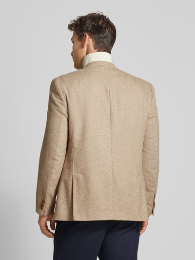 Carl Gross Colbert met paspelzak op de borst, model 'Tedrick' Beige - 5