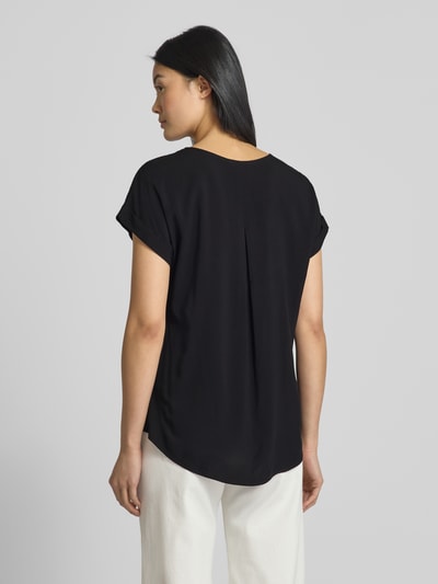 Christian Berg Woman Blusenshirt aus Viskose mit Rundhalsausschnitt Black 5