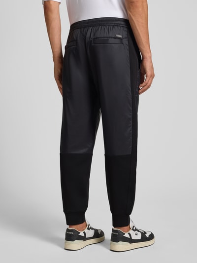 ARMANI EXCHANGE Relaxed Fit Sweatpants mit elastischem Bund Modell 'Felpa' Black 5