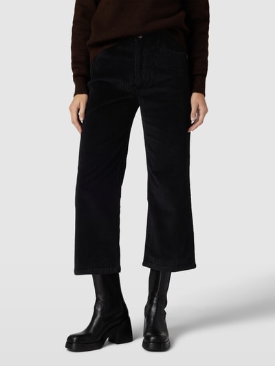 s.Oliver RED LABEL Broek met uitlopend model Zwart - 4