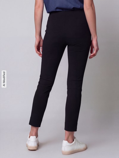 SEDUCTIVE Regular fit smalle broek met wol model 'SABRINA' Zwart - 5