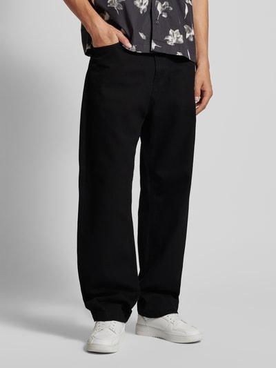 Carhartt Work In Progress Straight Leg Jeans im 5-Pocket-Design Modell 'LANDON PANT' Black 4