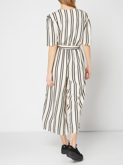 MSCH Copenhagen Jumpsuit mit Streifenmuster Offwhite 4