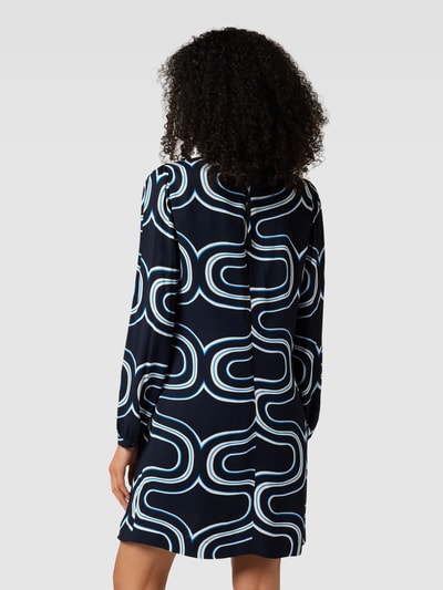 Luisa Cerano Mini-jurk met grafisch motief Marineblauw - 5