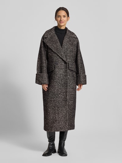 Cph Muse Mantel mit Woll-Anteil Modell 'ZAG' Black 4