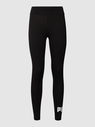 PUMA PERFORMANCE Legginsy z dodatkiem streczu model ‘Logo Leggings’ Czarny 2