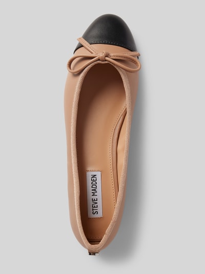 Steve Madden Lederballerinas mit Schleifen-Detail Modell 'ELLISON' Beige 3