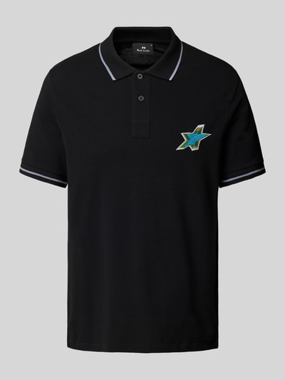 PAUL SMITH Poloshirt mit Label-Stitching Black 2