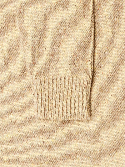 Profuomo Pullover met zijde Mosterdgeel - 4