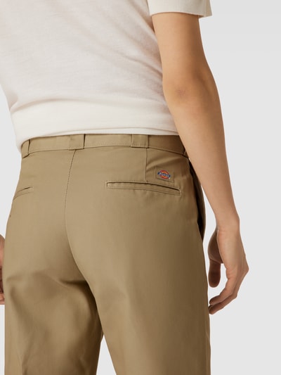 Dickies Chino met persplooien, model 'WORK PANT' Kaki - 3