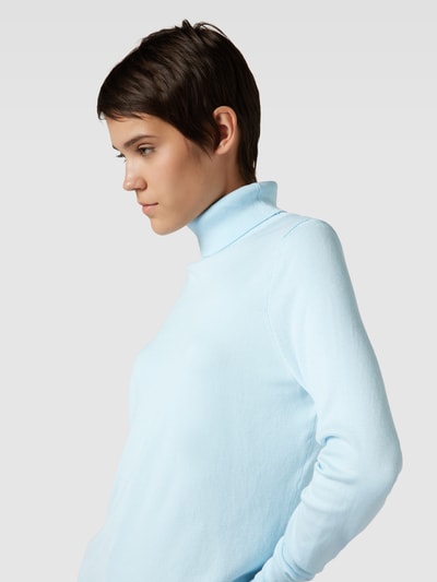 Christian Berg Woman Longsleeve mit Rollkragen Hellblau 3