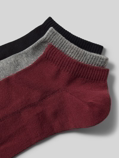 Levi's® Sneakersocken mit Logo im 3er-Pack Bordeaux 2