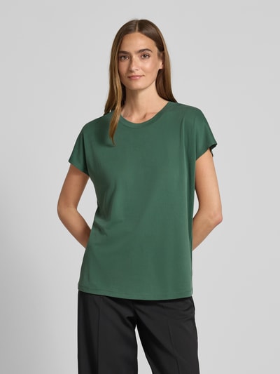 Jake*s Collection Regular Fit T-Shirt mit Rundhalsausschnitt Dunkelgruen 4