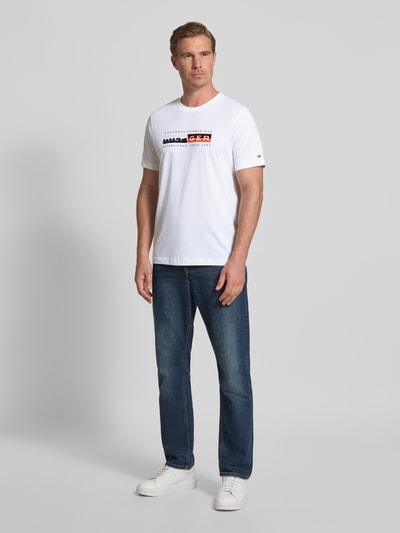 Tommy Hilfiger Regular Fit T-Shirt aus reiner Baumwolle Weiss 1