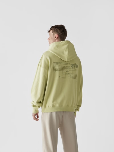 Preach Oversized Hoodie mit Label-Print Schilf 5